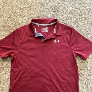 Youth boys large polo, heat gear